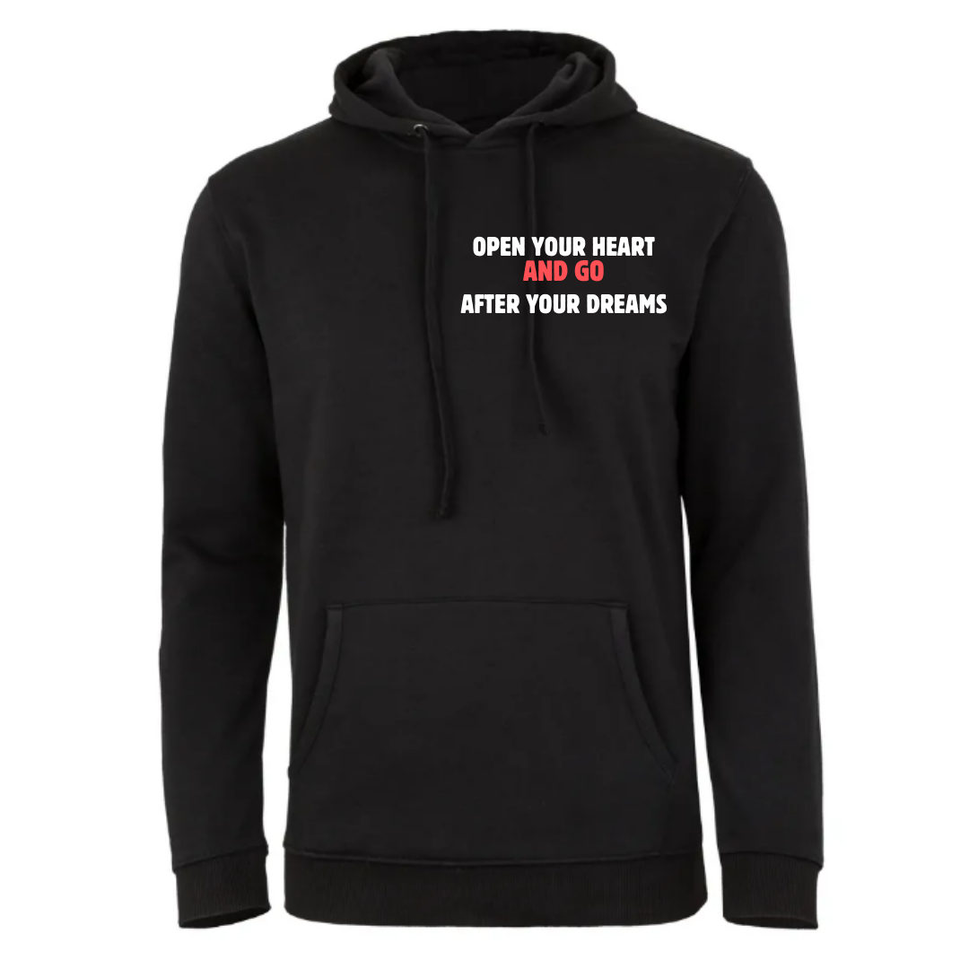 Sweat "Open you heart and go after your dreams"